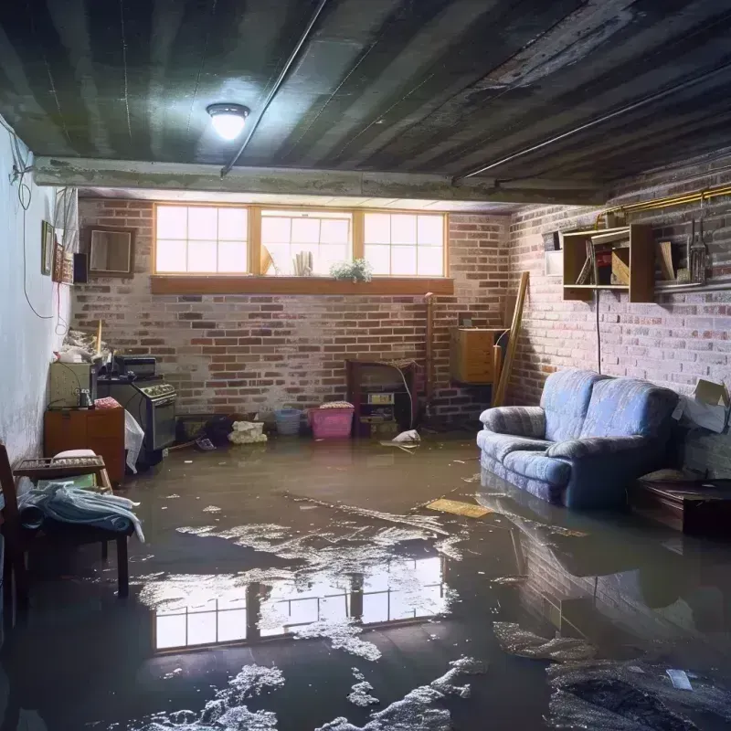 Flooded Basement Cleanup in Boling, TX